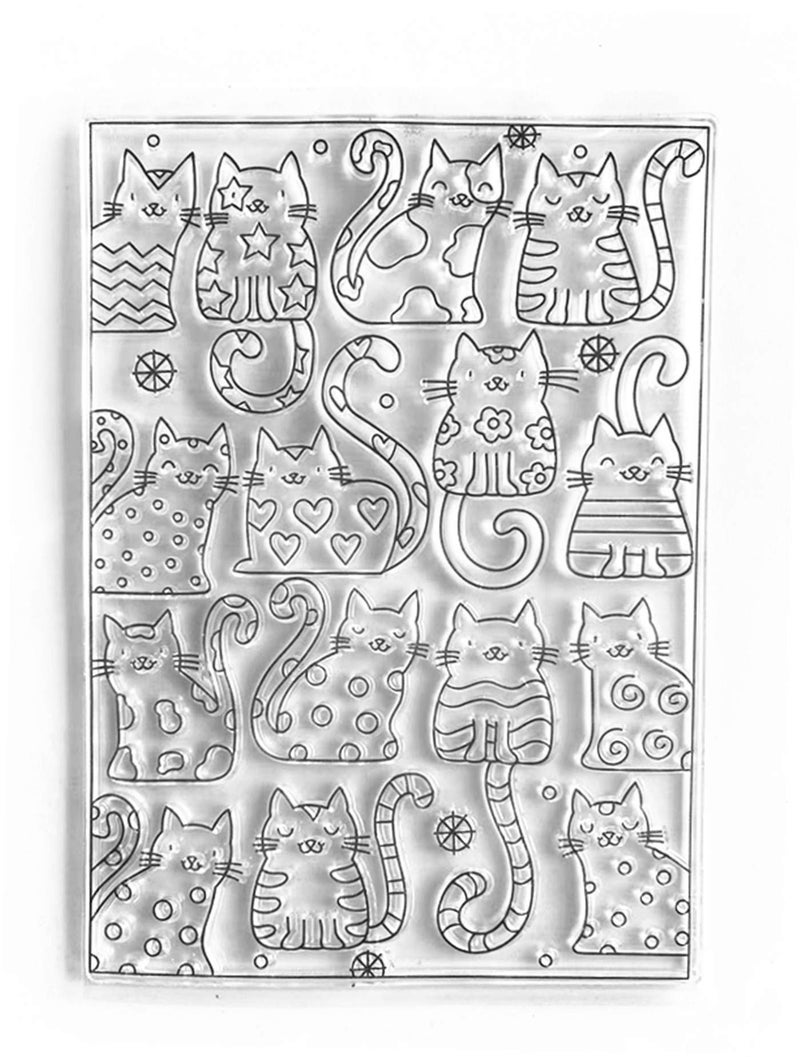 Arrietty Cats Background Clear Stamps for Cards Making Decoration Clear Stamps and DIY Scrapbooking Crafting - Image 3